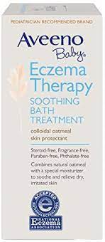 Aveeno baby eczema therapy soothing bath treatment, 5 count this bath treatment effectively relieves dry, itchy baby skin caused by eczema, rashes and other minor skin irritations. Aveeno Baby Eczema Therapy Soothing Bath Treatment Fragrance Free 5 Bath Packets 3 75 Buy Online At Best Price In Uae Amazon Ae