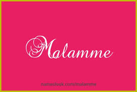 malamme meaning unciation