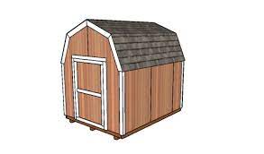 8x10 Gambrel Shed Free Shed Plans