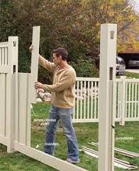 installing a vinyl fence diy family