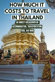 the real cost of travel in thailand