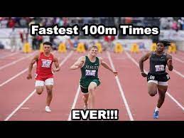 top 5 fastest high 100 meters