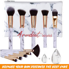 makeup brush set soft and odor free