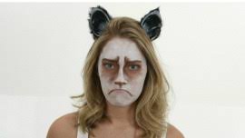 grumpy cat makeup tutorial
