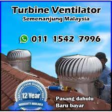 Turbine vetilator berfungsi turbin ventilator adalah solusi terbaik disaat krisis karena lebih efektif dan efesien mengatasi sirkulasi udara, hawa panas, partikel debu, asap, kelembaban, maupun bau yang. 24 Inci Turbine Ventilator Turbo Fan Sekali Dengan Pemasangan Semenanjung Malaysia Shopee Malaysia
