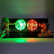 La historia de dragon ball z se divide en cuatro ramas centrales. Son Goku Vs Broly Led Lampara Led Night Lighting Dragon Ball Z Merchandise