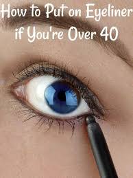 apply eyeliner easy tips for older eyes