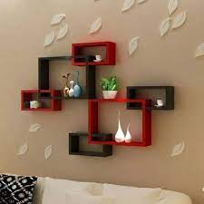 decorative corner wall shelves design