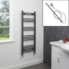 1200 x 450mm bathroom heated towel rail