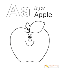 Keep your kids busy doing something fun and creative by printing out free coloring pages. A Is For Apple Coloring Page For Kids Apple Coloring Pages Apple Coloring Coloring Pages