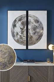 Buy Set Of 2 Monochrome Large Lunar