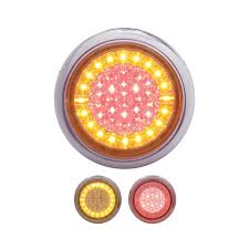 4 Euro Red Amber Led Stop Turn Tail Light