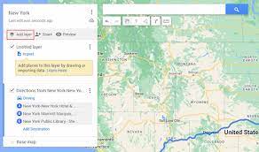 how to create a route on google maps