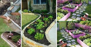 20 Awesome Ideas For Garden Edges That