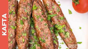 kafta lebanese grilled beef kebabs