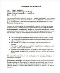 Employee Memo Template 10 Examples In Word Pdf