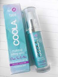 coola spf 30 makeup setting spray