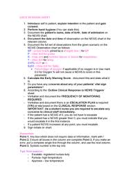 Osce Revision Sheet Skills For Nursing Practice 1 Pup1184