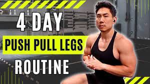 4 day push pull legs exercises how