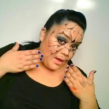 broken face makeup beautybyshaq