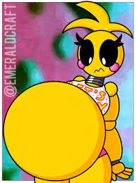 Toy Chica's Big Tummy (FNaF 2) by Emeraldcraft -- Fur Affinity [dot] net