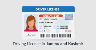 driving licence jammu and kashmir
