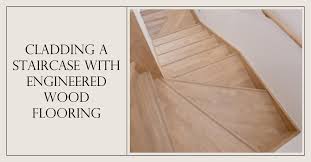 staircase with engineered wood flooring