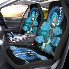 Vegeta Blue Car Seat Covers Custom