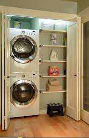 Are you wondering if any washer and dryer is stackable? Laundry Small Laundry Space Laundry In Bathroom Small Laundry Rooms