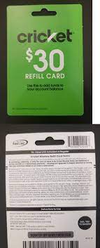 Use the app to customize each based on your needs. Phone And Data Cards 43308 Cricket Wireless 30 Refill Card Retail New Unscratched Ready To Use Cricket Wireless International Sim Card Verizon Prepaid