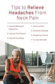 relieving headaches caused by neck pain