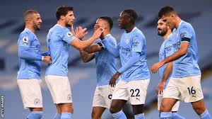 The guardian's jamie jackson breaks down the tactics, the reinvention and the triumph of pep guardiola's third premier league title at manchester city about 11,888 results for manchester city. Manchester City Pep Guardiola S Side Score Five But Do Attacking Issues Run Deeper Bbc Sport