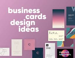50 business card design ideas to