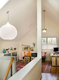 salvage a space with slanted ceilings