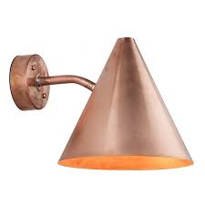 Tratten Wall Lamp Outdoor Copper