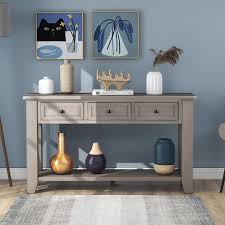 aisword 55 in gray modern console