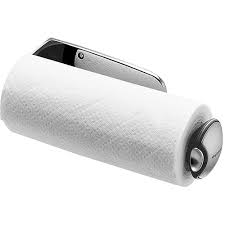 simplehuman kitchen roll holder wall