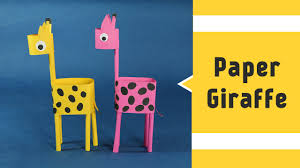 See more ideas about giraffe, giraffe crafts, crafts. Paper Giraffe Fun Paper Craft Animal Ideas For Kids To Make Youtube