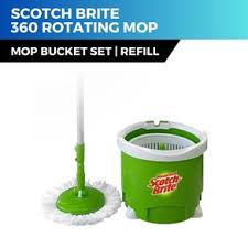 3m scotch brite 360 spin mop bucket set