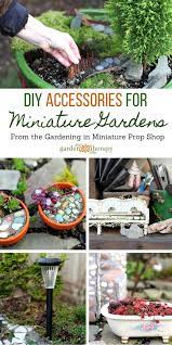 Diy Accessories For Miniature Gardens