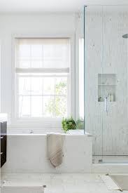 White Quartz Slab On Drop In Bathtub