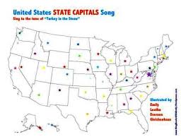 Is the national capital of the united states. United States State Capitals Song A Singable Picture Book Sing Books With Emily The Blog