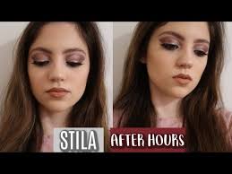 stila after hours palette swatches