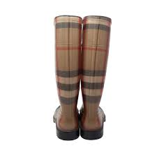 Burberry Nova Check Rain Boots