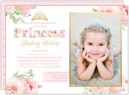 Princess Party Invitations Custom Princess Invites And Cards
