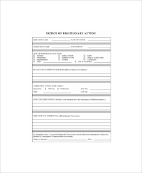 Employee Write Up Form Word Template 8 Sample Employee Write Up