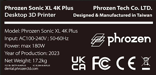 Phrozen Sonic Xl 4k Plus Lcd 3d Printer