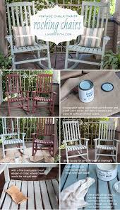 diy vintage painted rocking chairs
