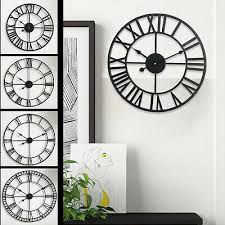 large wall mounted roman wall clock
