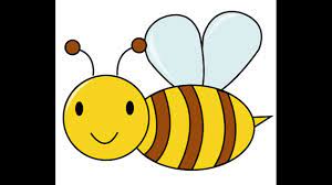 How to draw a bee - Dạy bé vẽ hình con ong vàng ngộ nghĩnh - 6 bước cơ bản vẽ  con ong - YouTube